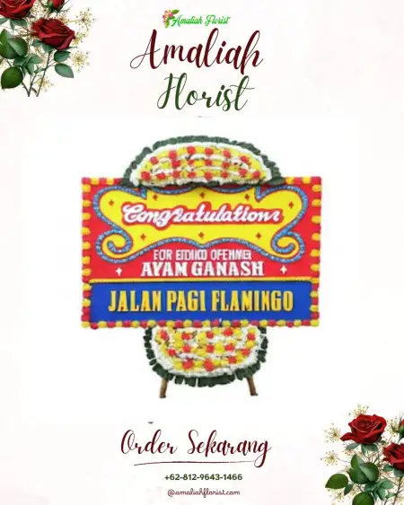 Sewa Papan Bunga Obio